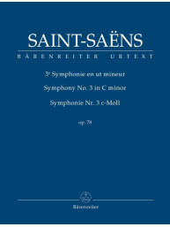 Camille Saint-Saëns: Symphony No.3 in C minor Op.78 (noty, studijní partitura)