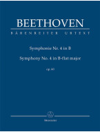 Beethoven: Symphony No.4 In B-Flat Major Op.60 (noty, studijní partitura)
