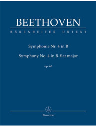 Beethoven: Symphony No.4 In B-Flat Major Op.60 (noty, studijní partitura)