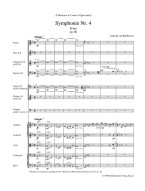 Beethoven: Symphony No.4 In B-Flat Major Op.60 (noty, studijní partitura)