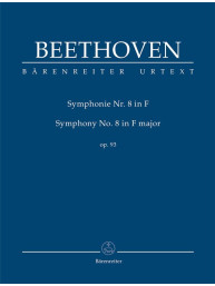 Beethoven: Symphony No.8 In F Major Op.93 (noty, studijní partitura)