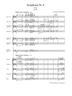 Beethoven: Symphony No.8 In F Major Op.93 (noty, studijní partitura)