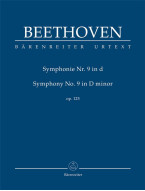 Beethoven: Symphony no. 9 in D minor op. 125 (noty, studijní partitura)