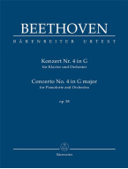 Beethoven: Concerto No.4 In G Major Op.58 (noty, studijní partitura)