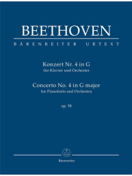 Beethoven: Concerto No.4 In G Major Op.58 (noty, studijní partitura)