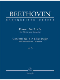 Beethoven: Concerto No.5 In E-Flat Major Op.73 (noty, studijní partitura)