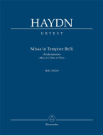 Joseph Haydn: Missa In Tempore Belli Hob. XXII:9 (noty, studijní partitura)