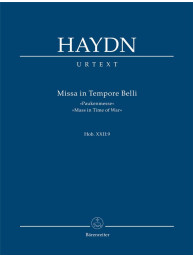 Joseph Haydn: Missa In Tempore Belli Hob. XXII:9 (noty, studijní partitura)