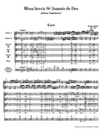 Joseph Haydn: Missa Brevis Sancti Joannis De Deo Hob. XXII:7 (noty, studijní partitura)