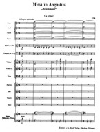Joseph Haydn: Missa In Angustiis Hob. XXII:11 (noty, studijní partitura)