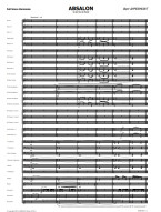 Bert Appermont: Absalon (noty pro koncertní orchestr, party, partitura)