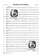 Bert Appermont: Return of the Vikings (noty pro koncertní orchestr, party, partitura)