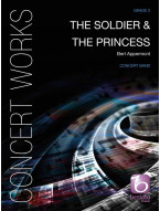Bert Appermont: The Soldier & The Princess (noty pro koncertní orchestr, party, partitura)