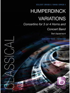 Bert Appermont: Humperdinck Variations (noty pro koncertní orchestr, party, partitura)