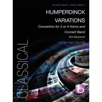 Bert Appermont: Humperdinck Variations (noty pro koncertní orchestr, party, partitura)