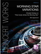 Bert Appermont: Morning Star Variations (noty pro koncertní orchestr, party, partitura)