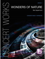 Bert Appermont: Wonders of Nature (noty pro koncertní orchestr, party, partitura)