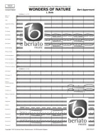Bert Appermont: Wonders of Nature (noty pro koncertní orchestr, party, partitura)