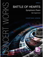 Bert Appermont: Battle of Hearts (noty pro koncertní orchestr, party, partitura)
