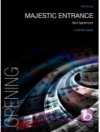 Bert Appermont: Majestic Entrance (noty pro koncertní orchestr, party, partitura)