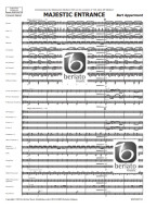 Bert Appermont: Majestic Entrance (noty pro koncertní orchestr, party, partitura)