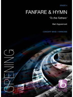 Bert Appermont: Fanfare & Hymn (noty pro koncertní orchestr, party, partitura)
