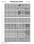 Bert Appermont: Fanfare For A Friend (noty pro koncertní orchestr, party, partitura)