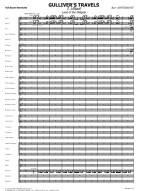 Bert Appermont: Gulliver's Travels (noty pro koncertní orchestr, party, partitura)