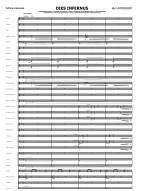 Bert Appermont: Dies Infernus (noty pro koncertní orchestr, party, partitura)