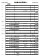 Bert Appermont: Robinson Crusoe (noty pro koncertní orchestr, party, partitura)