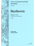 Ludwig van Beethoven: Messe C-dur op. 86 (noty na klavír, zpěv)