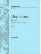Ludwig van Beethoven: Choral Fantasia in C minor Op. 80 (noty na klavír, zpěv)
