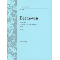 Ludwig van Beethoven: Choral Fantasia in C minor Op. 80 (noty na klavír, zpěv)