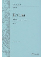 Johannes Brahms: Nänie Op. 82 (noty na klavír, zpěv)