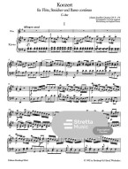 Johann Joachim Quantz: Flötenkonzert G-dur QV 5:174 / Flute Concerto (noty na příčnou flétnu, klavír)