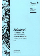 Franz Schubert: Mass in G major D 167 (noty na klavír, zpěv)