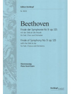 Ludwig van Beethoven: An die Freude / Ode to Joy (noty na klavír, zpěv)
