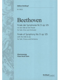 Ludwig van Beethoven: An die Freude / Ode to Joy (noty na klavír, zpěv)