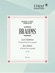 Johannes Brahms: Zwei Motetten (noty na sborový zpěv)