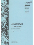 Beethoven: Missa Solemnis D-Dur Op. 123 (noty na klavír, zpěv)