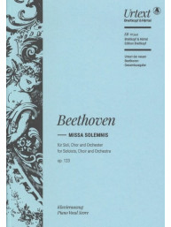 Beethoven: Missa Solemnis D-Dur Op. 123 (noty na klavír, zpěv)