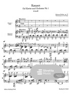 Johannes Brahms: Concerto No. 1 in D minor Op. 15 (noty pro čtyřruční klavír)