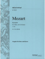 W.A. Mozart: Konzert für Oboe und Orchester C-dur KV 314/285d (noty na hoboj, klavír)