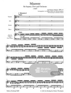 Jan Dismas Zelenka: Miserere c-moll ZWV 57 (noty na klavír, zpěv)