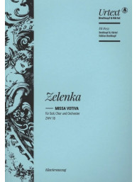 Jan Dismas Zelenka: Missa votiva ZWV 18 (noty na klavír, zpěv)
