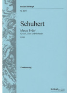 Franz Schubert: Messe B-dur D 324 (noty na klavír, zpěv)