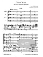 Franz Schubert: Messe B-dur D 324 (noty na klavír, zpěv)