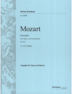 W.A. Mozart: Konzert Nr. 1 D-dur KV 412/386b (noty na lesní roh, klavír)