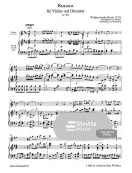 W.A. Mozart: Konzert G-Dur KV 216 (noty na housle, klavír)