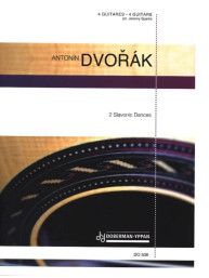 Antonín Dvořák: 2 Slavonic Dances (noty pro kytarový soubor, party, partitura)